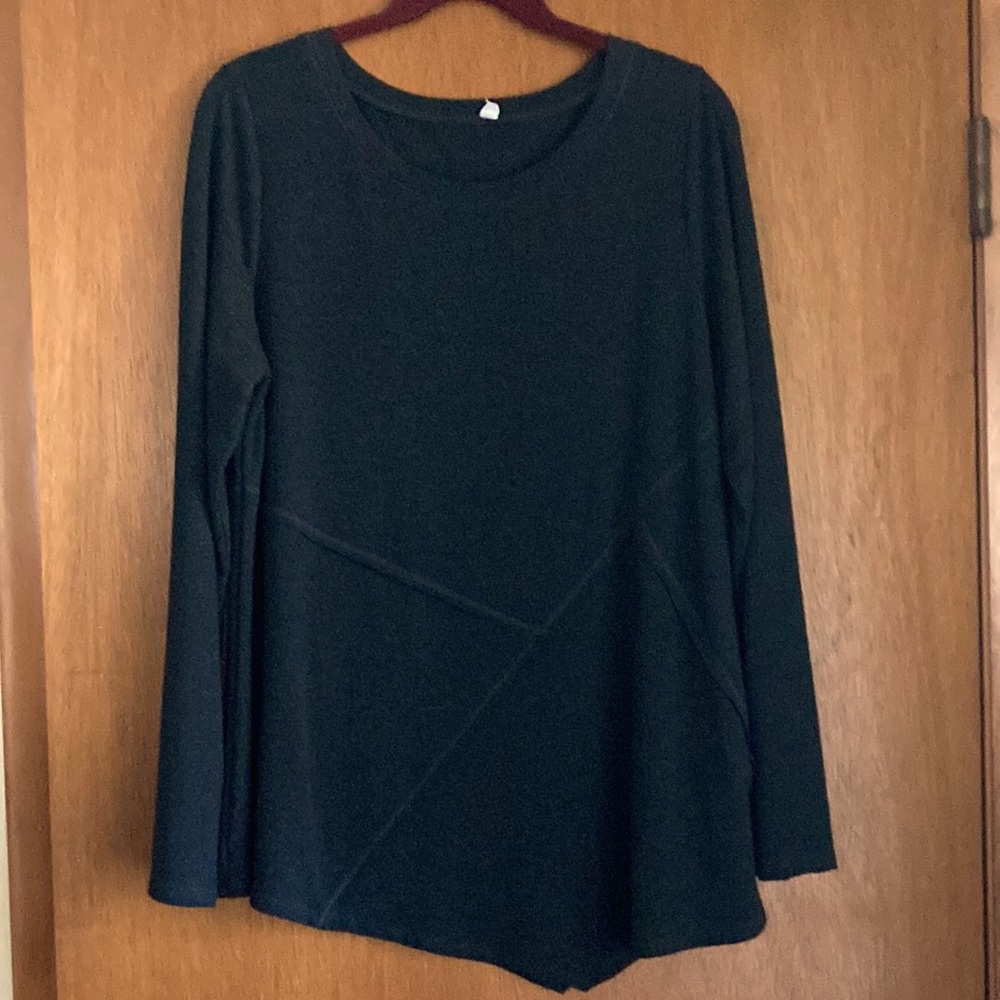 Tunic With Geometric Lines